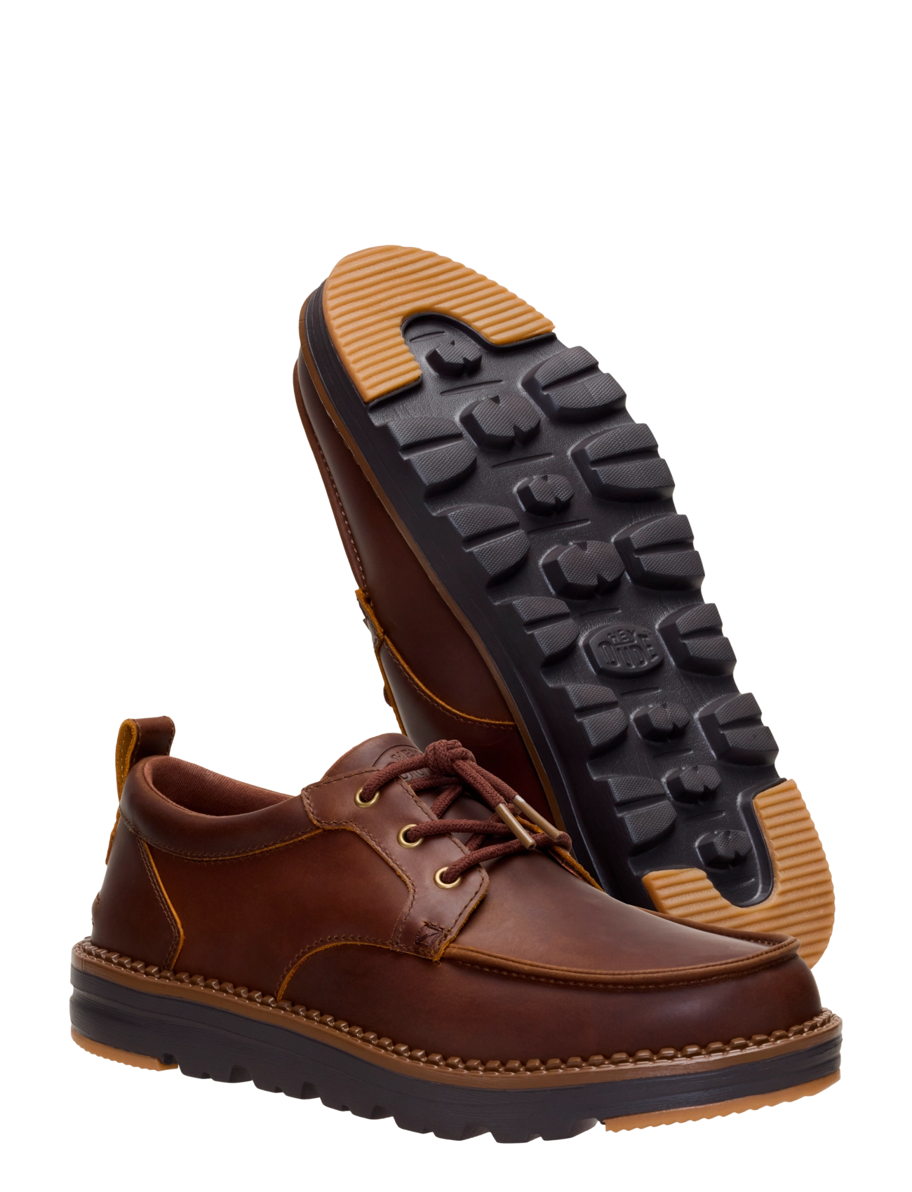 Hey Dude - FLINT MOC LEATHER - kollektionen - partridge/multi - 2