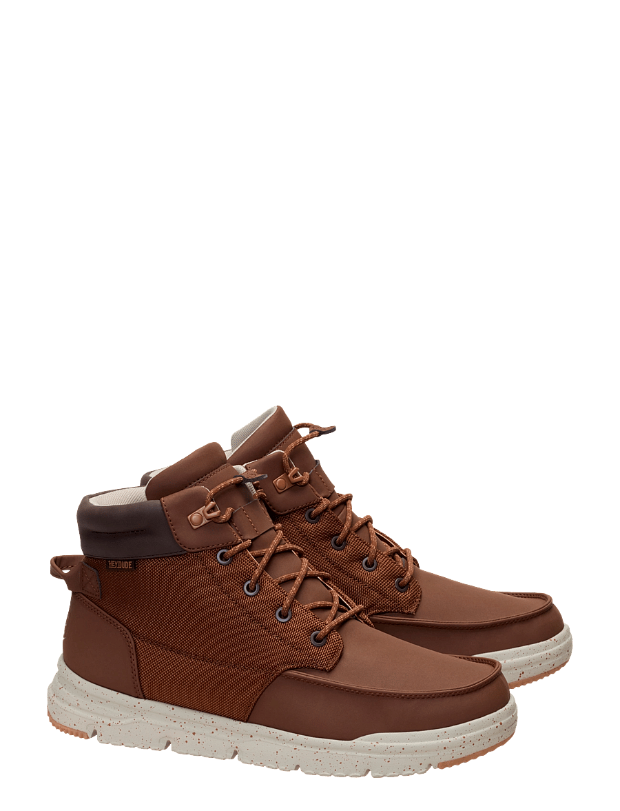 Hey Dude - BRADLEY II NYLON WP - schnürstiefel - downtown brown/multi - 1