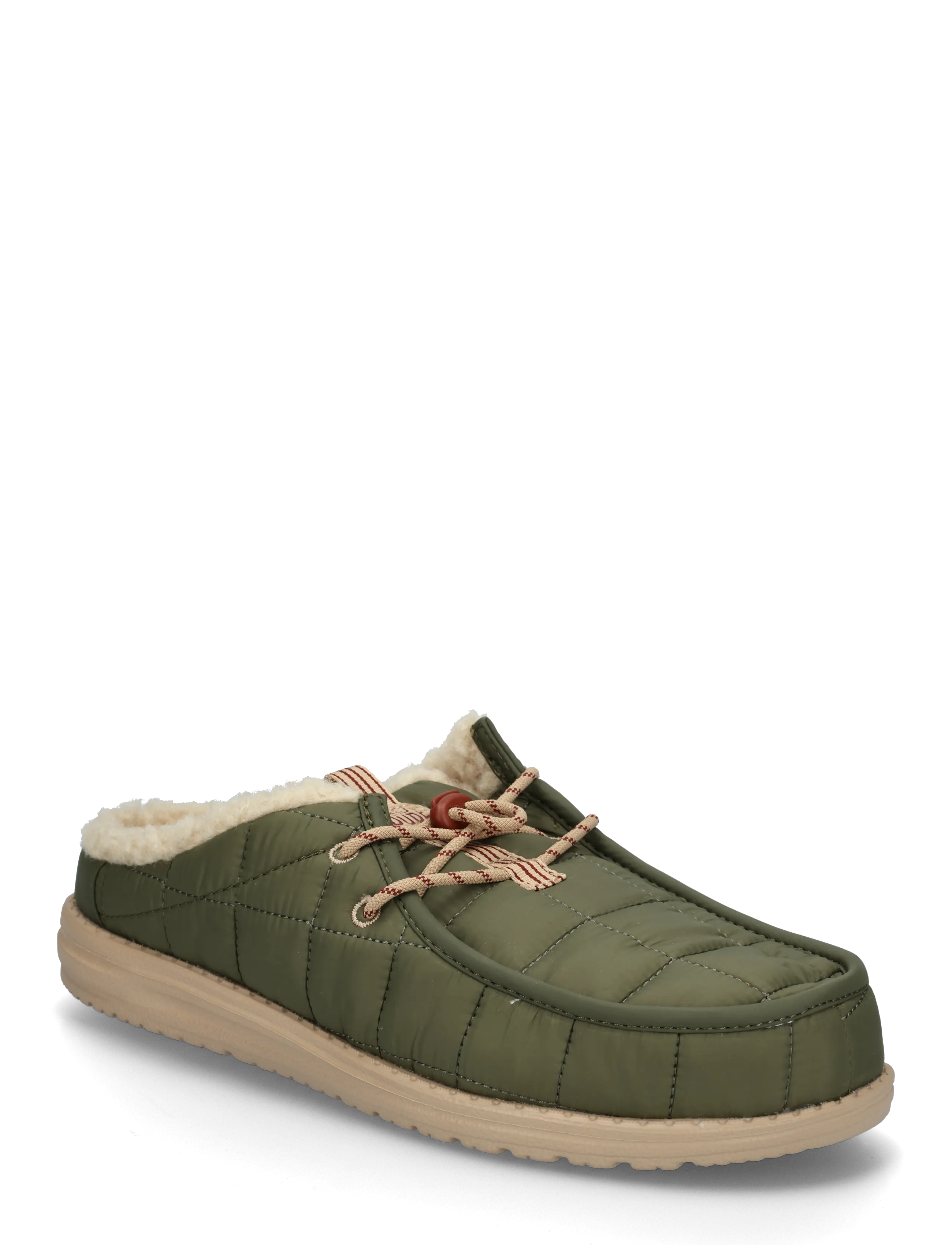 Hey Dude WALLY SLIP CAMP NYLON - Uutuudet - BURNT OLIVE/SESAME / khaki/green