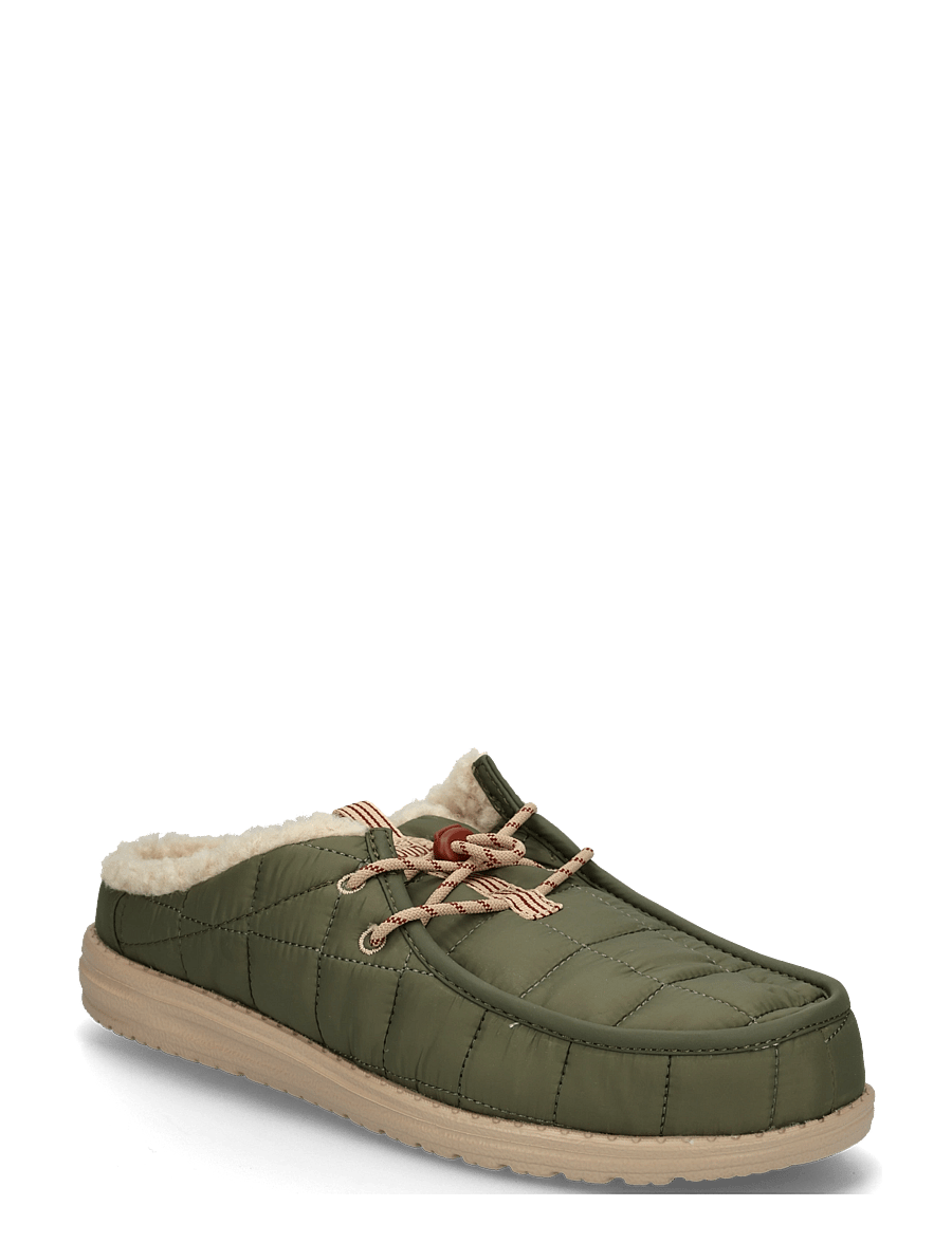 Hey Dude - WALLY SLIP CAMP NYLON - hjemmesko - burnt olive/sesame - 0