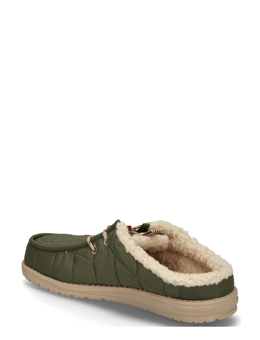 Hey Dude - WALLY SLIP CAMP NYLON - hjemmesko - burnt olive/sesame - 1