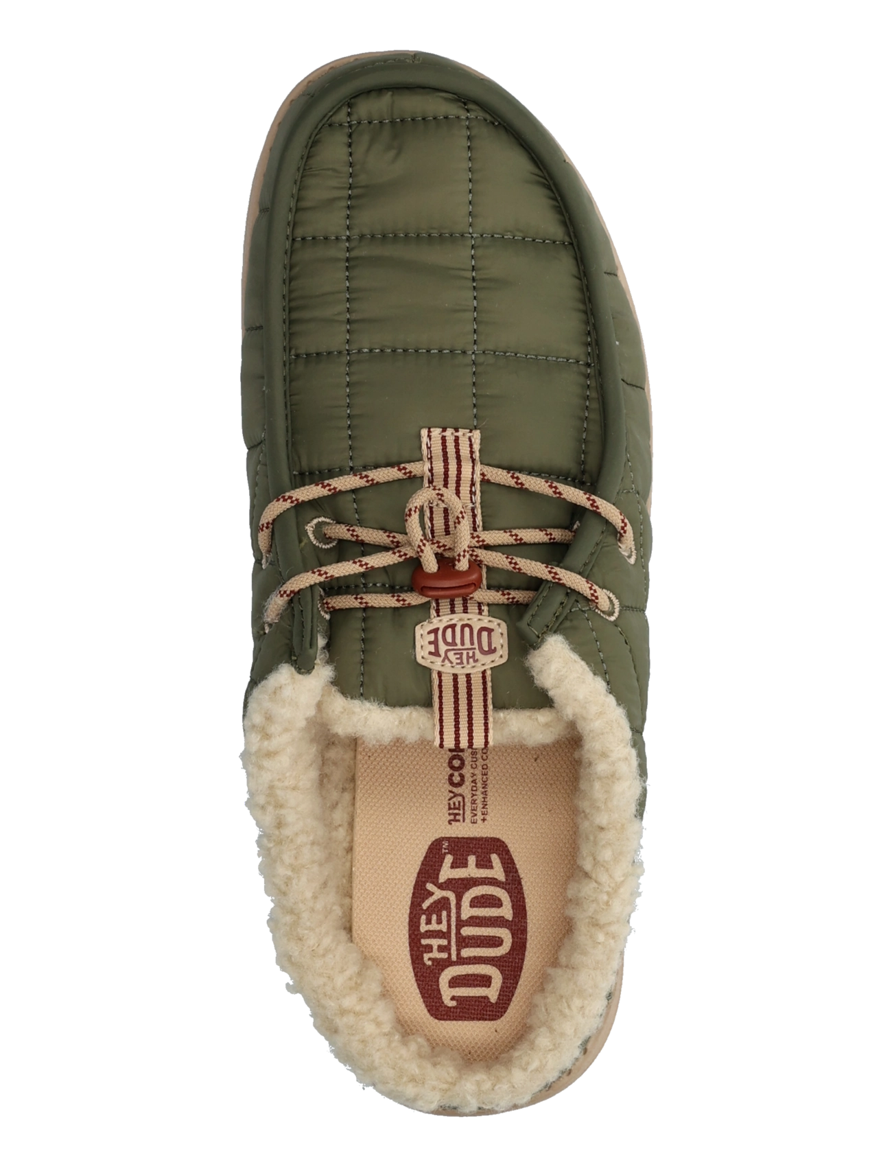Hey Dude - WALLY SLIP CAMP NYLON - hjemmesko - burnt olive/sesame - 3