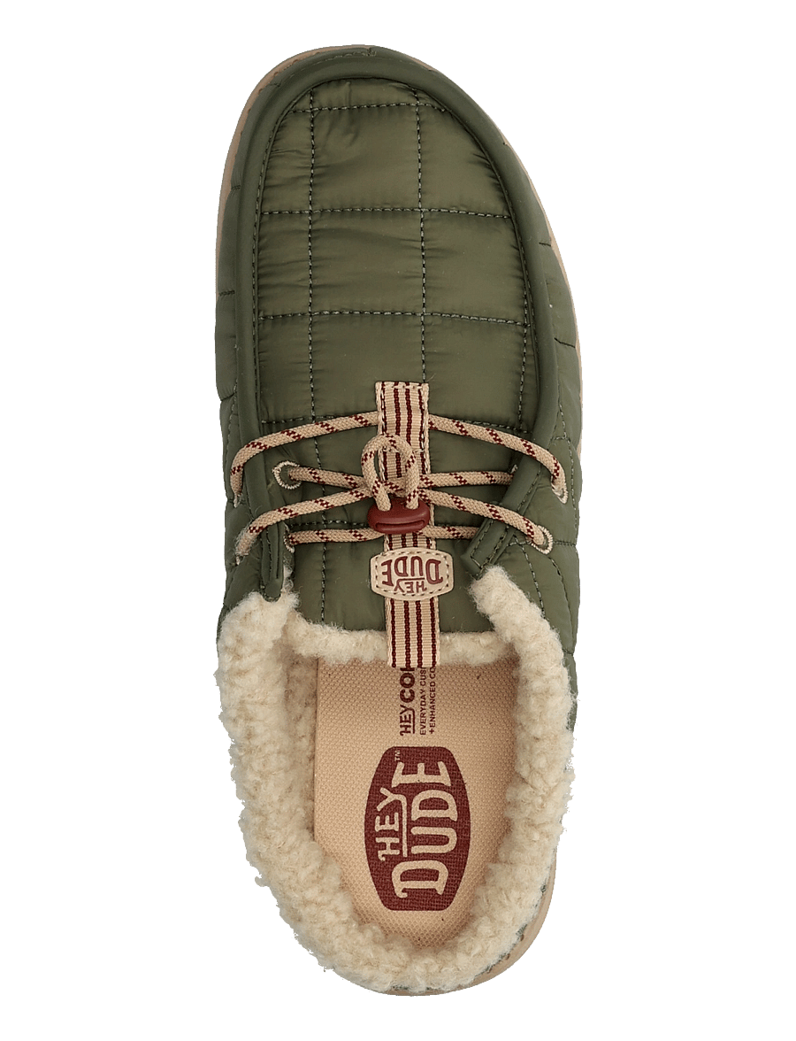 Hey Dude - WALLY SLIP CAMP NYLON - hjemmesko - burnt olive/sesame - 3