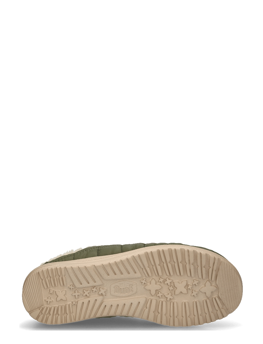 Hey Dude - WALLY SLIP CAMP NYLON - hjemmesko - burnt olive/sesame - 4