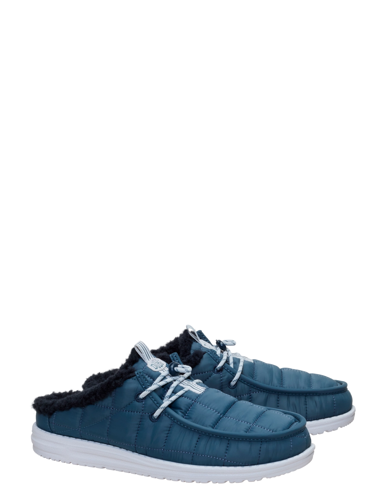 Hey Dude - WALLY SLIP CAMP NYLON - kollektionen - dark slate/micro chip - 1