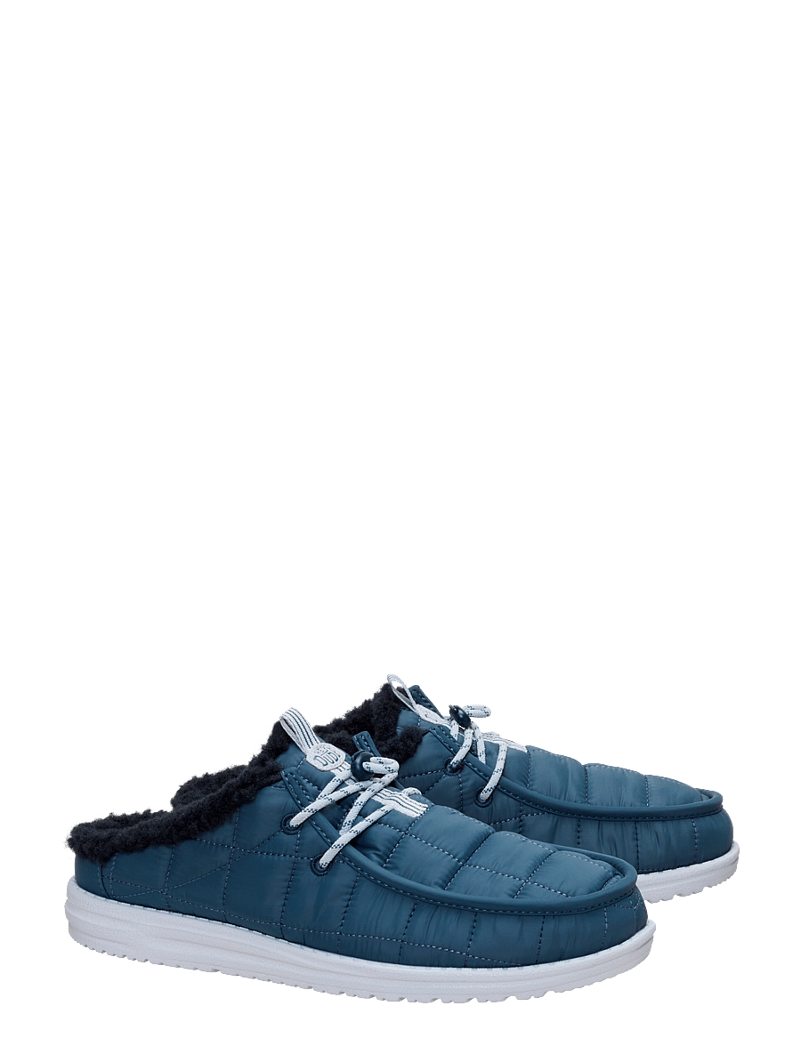 Hey Dude - WALLY SLIP CAMP NYLON - kollektionen - dark slate/micro chip - 1