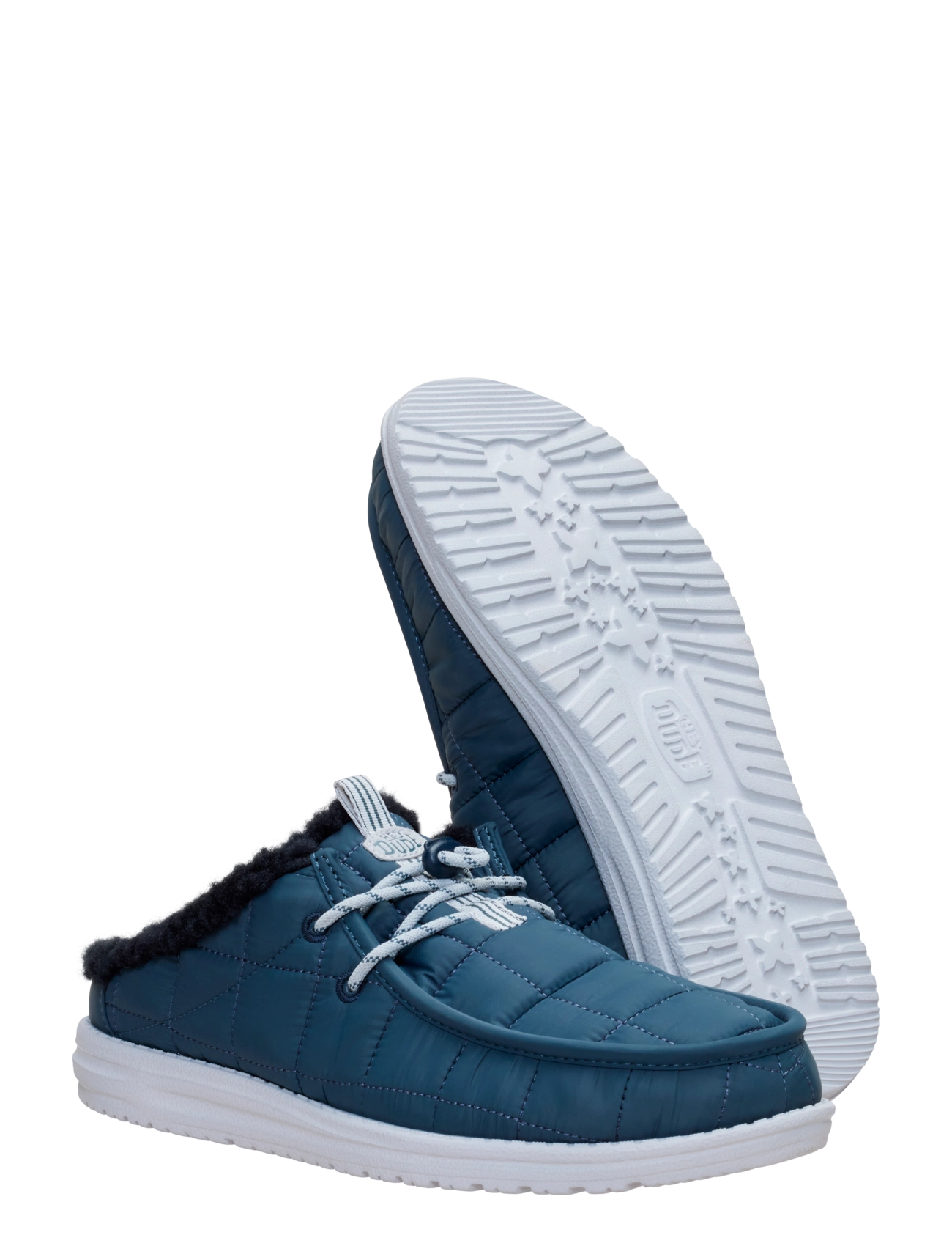 Hey Dude - WALLY SLIP CAMP NYLON - kollektionen - dark slate/micro chip - 2