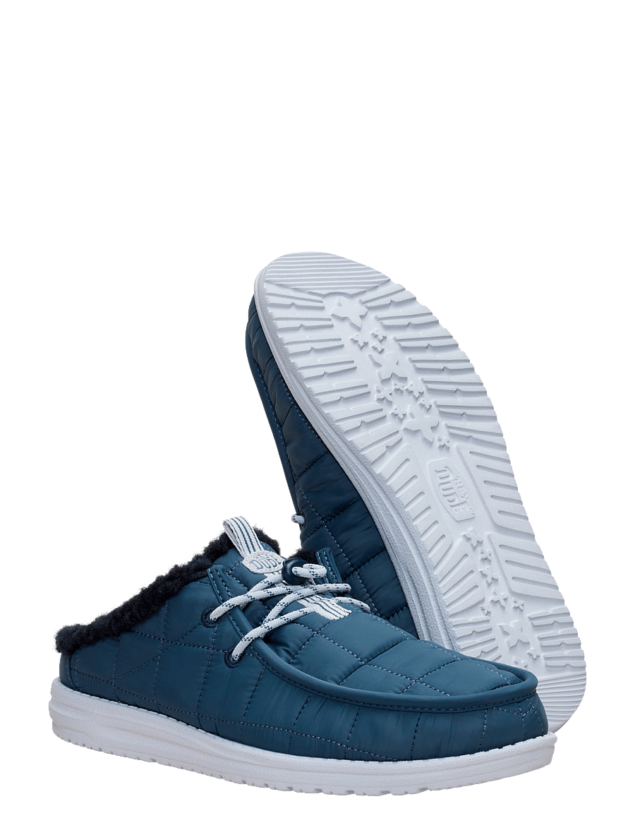 Hey Dude - WALLY SLIP CAMP NYLON - kollektionen - dark slate/micro chip - 2
