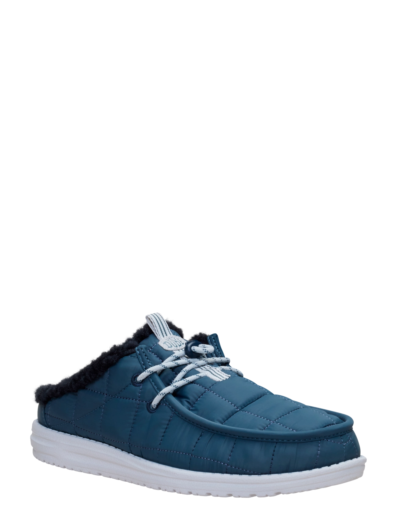 Hey Dude - WALLY SLIP CAMP NYLON - kollektionen - dark slate/micro chip - 3