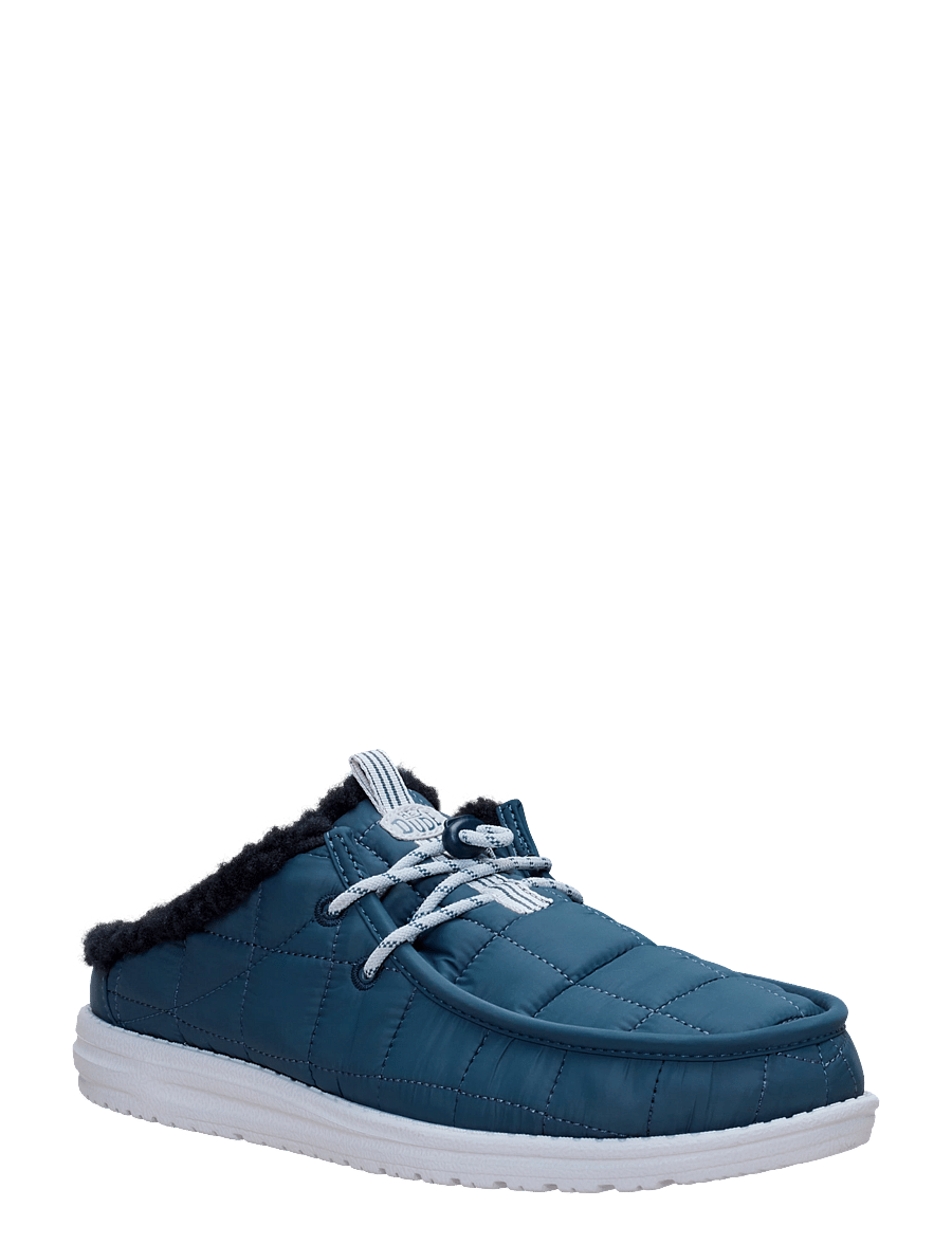 Hey Dude - WALLY SLIP CAMP NYLON - kollektionen - dark slate/micro chip - 3