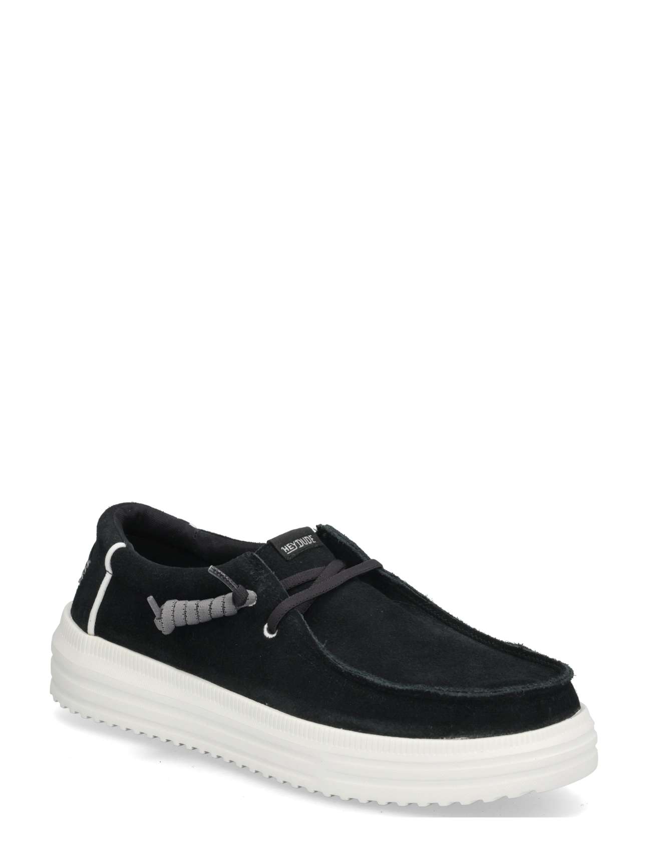 Hey Dude REV SUEDE - Looks for less - BLACK/MICRO CHIP / black