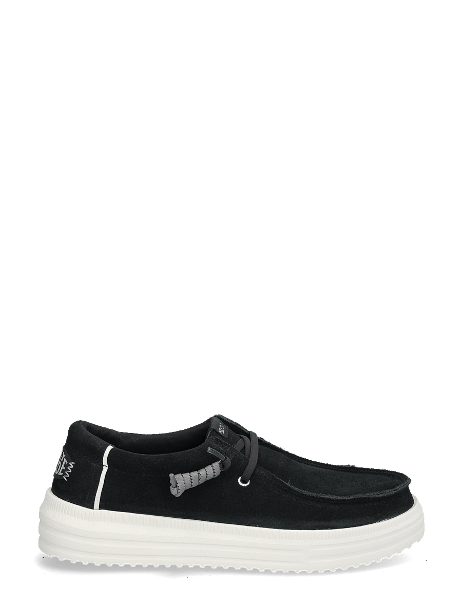Hey Dude - REV SUEDE - kollektioner - black/micro chip - 2