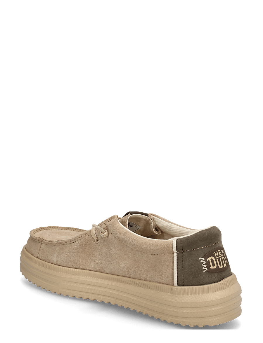 Hey Dude - REV SUEDE - slip-on sneakers - sesame/multi - 1