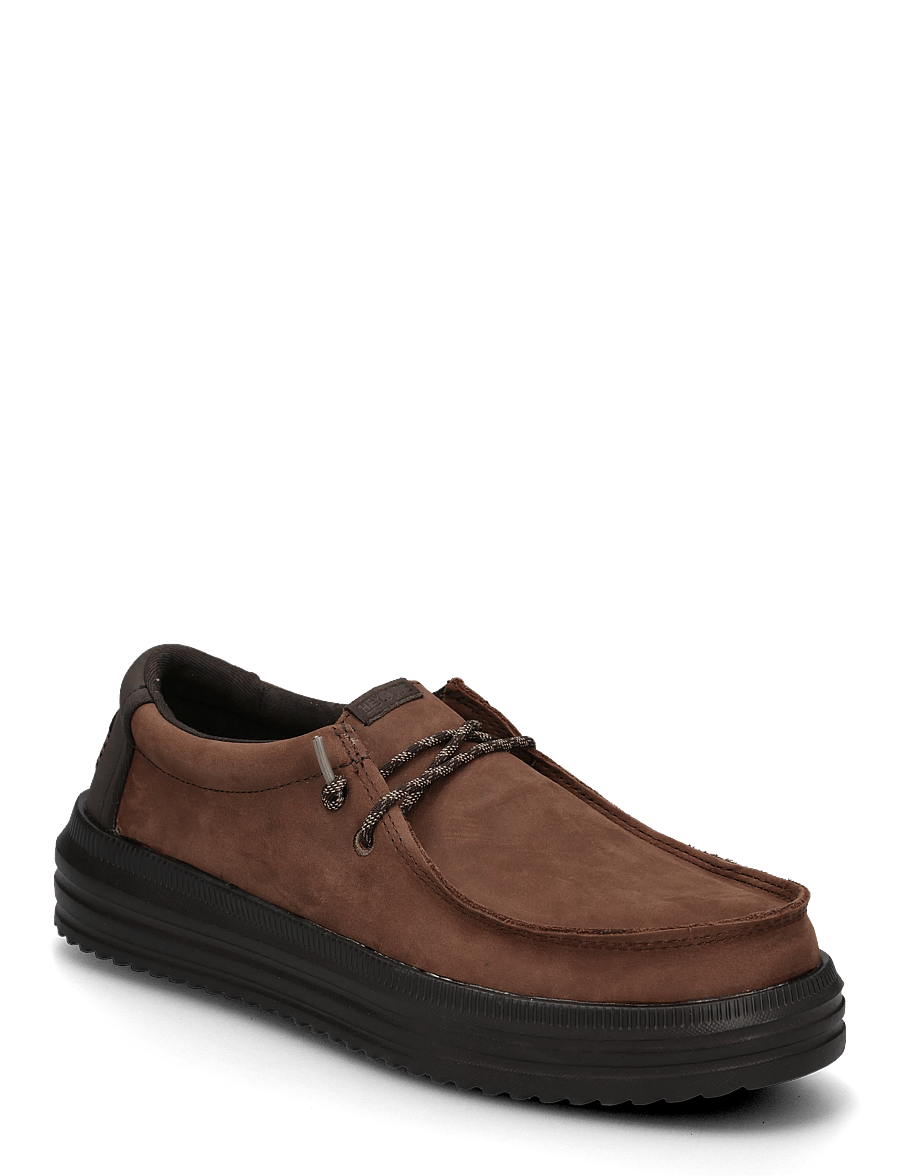 Hey Dude - REV TUMBLED LEATHER - kollektionen - shaved chocolate/chocolate torte - 0