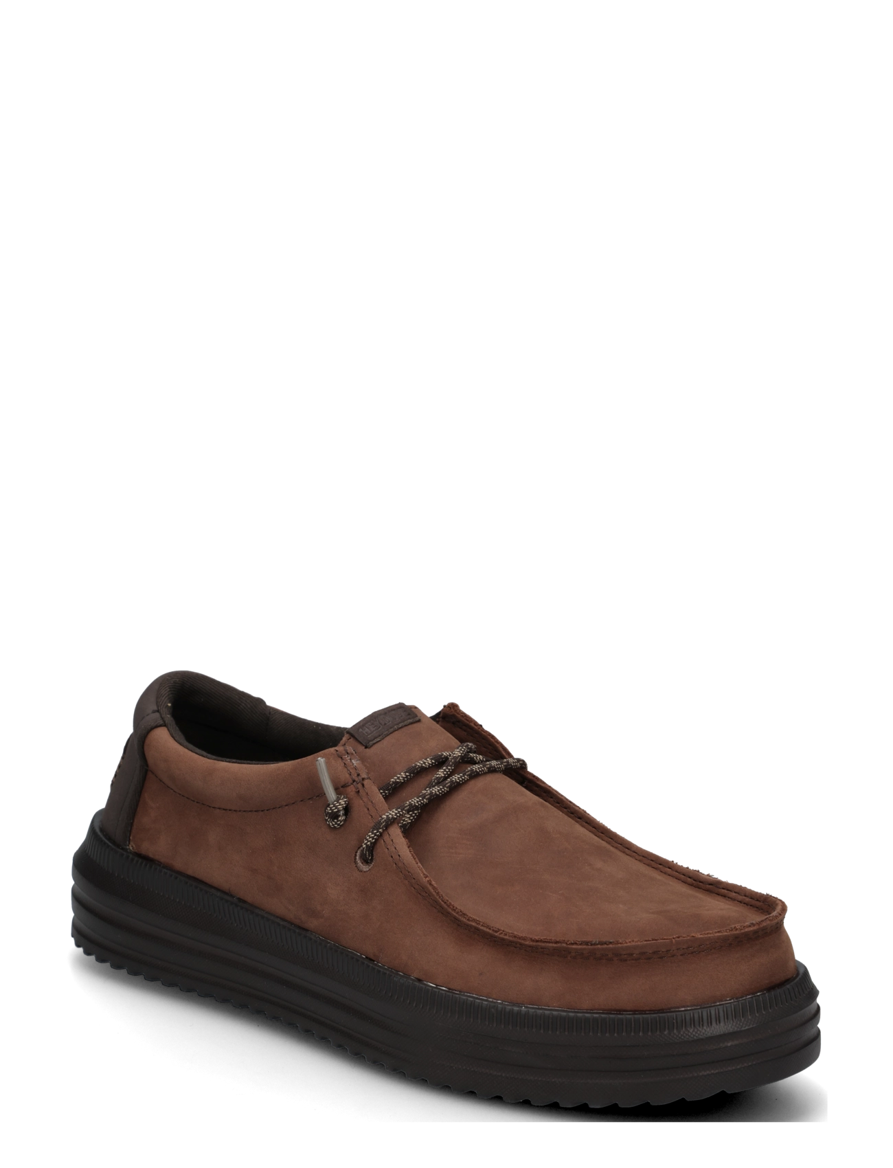 Hey Dude REV TUMBLED LEATHER - Kollektioner - SHAVED CHOCOLATE/CHOCOLATE TORTE / brown