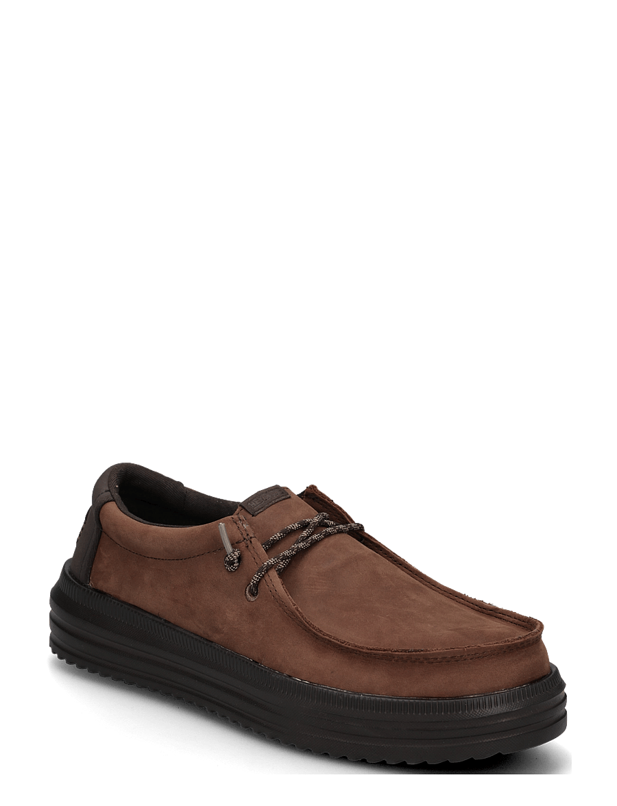 Hey Dude - REV TUMBLED LEATHER - kollektioner - shaved chocolate/chocolate torte - 0