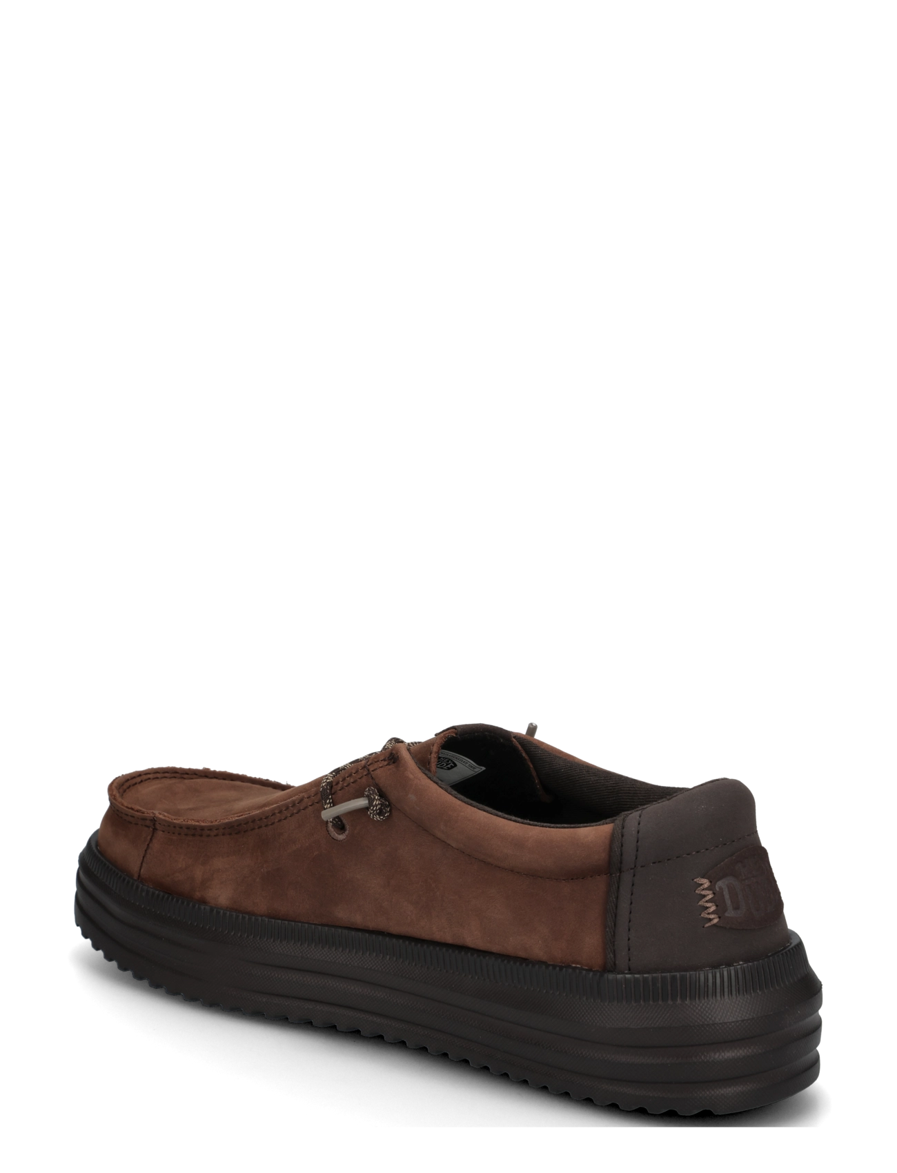 Hey Dude - REV TUMBLED LEATHER - shaved chocolate/chocolate torte - 1