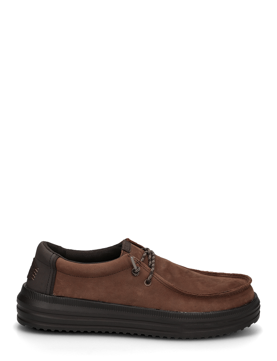 Hey Dude - REV TUMBLED LEATHER - kollektionen - shaved chocolate/chocolate torte - 2