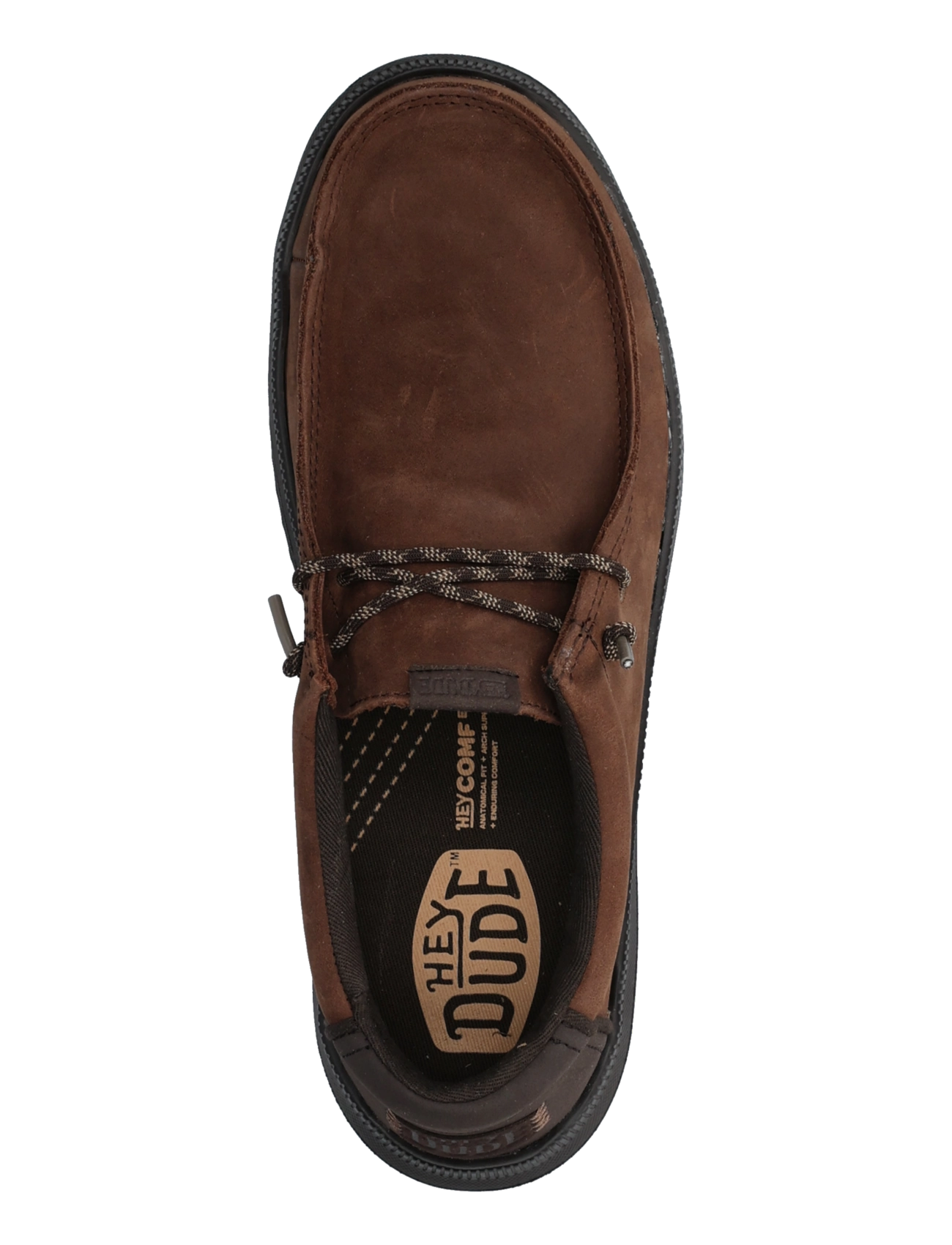 Hey Dude - REV TUMBLED LEATHER - shaved chocolate/chocolate torte - 3