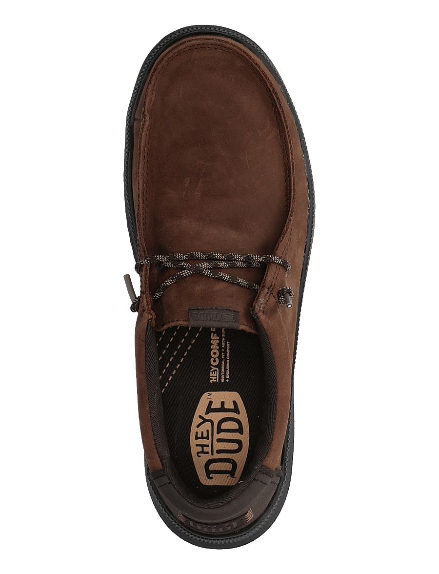 Hey Dude - REV TUMBLED LEATHER - kollektioner - shaved chocolate/chocolate torte - 3