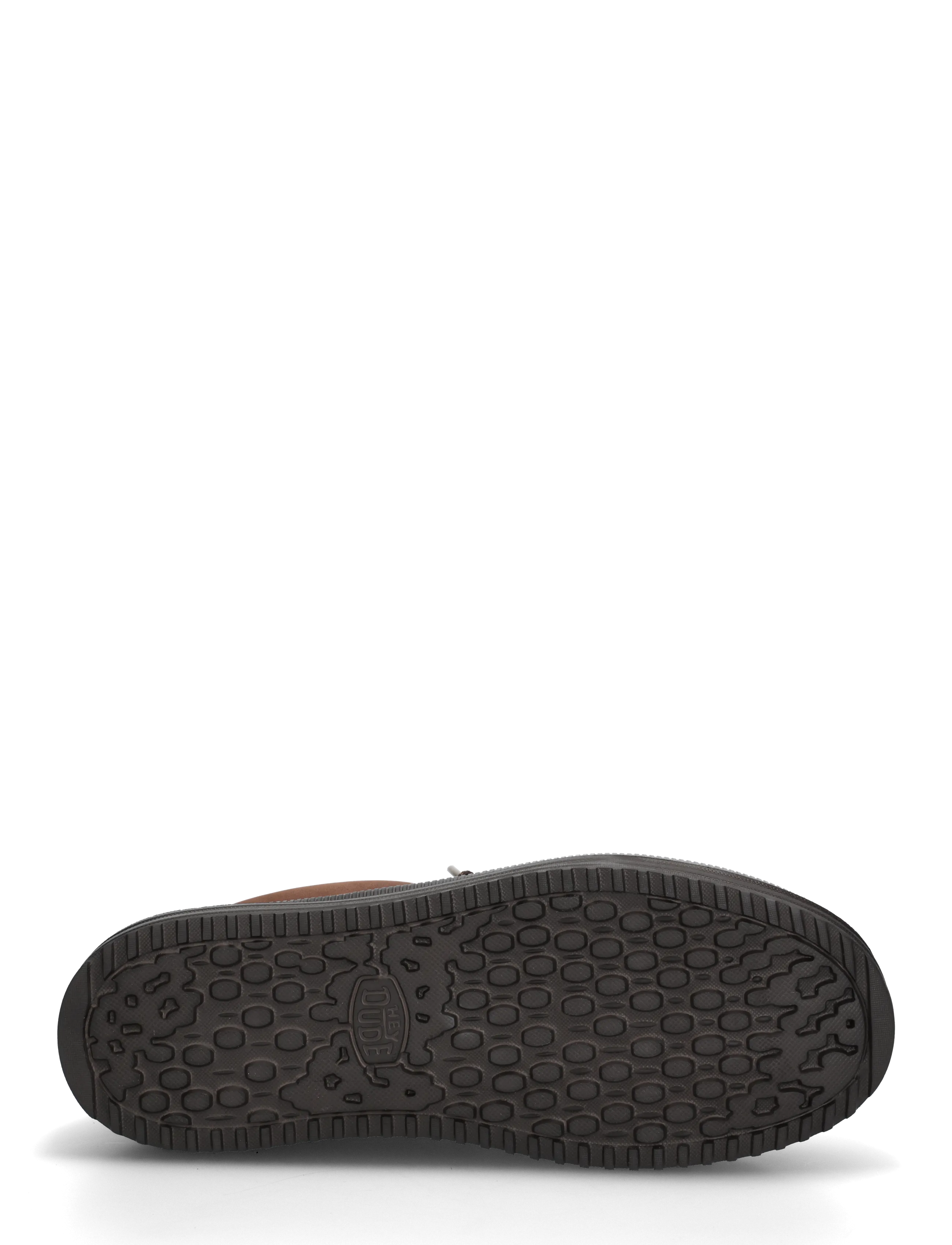 Hey Dude - REV TUMBLED LEATHER - kollektionen - shaved chocolate/chocolate torte - 4