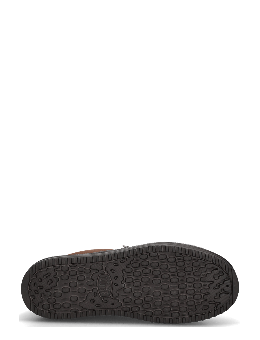 Hey Dude - REV TUMBLED LEATHER - kollektioner - shaved chocolate/chocolate torte - 4