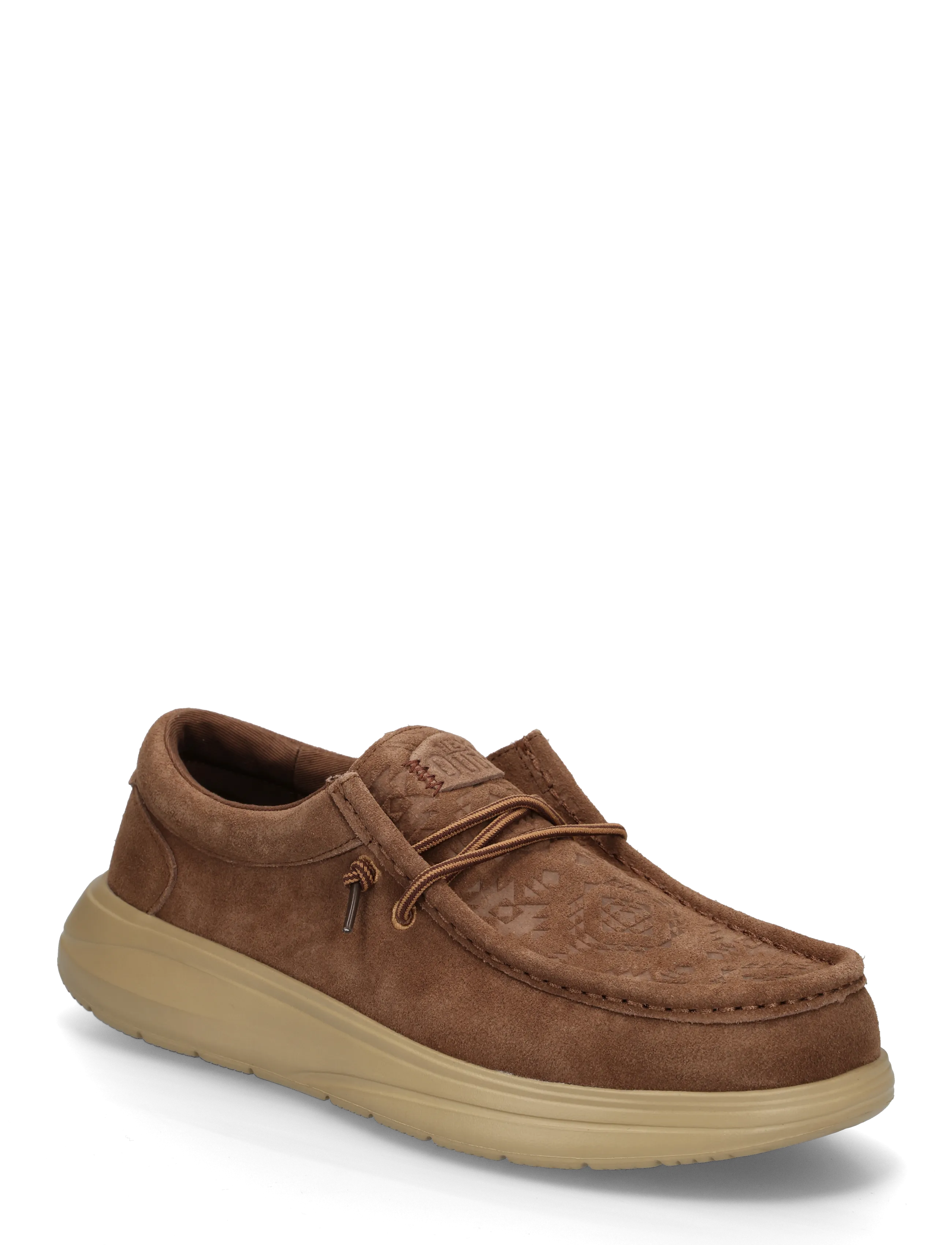 Hey Dude WALLY COMF TETON SUEDE - Uutuudet - SHAVED CHOCOLATE/MULTI / brown