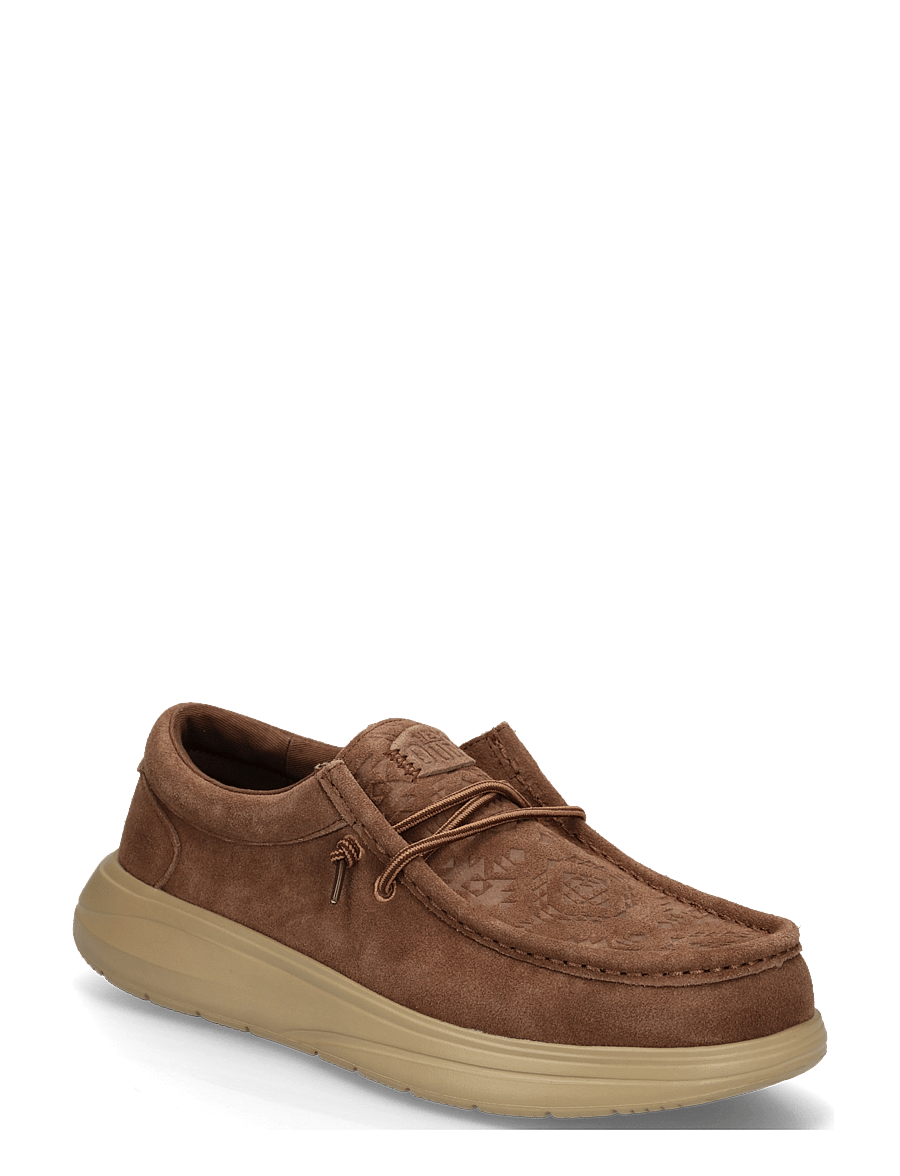Hey Dude - WALLY COMF TETON SUEDE - loafer - shaved chocolate/multi - 0