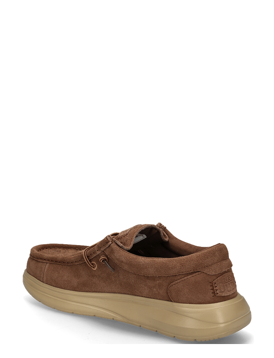 Hey Dude - WALLY COMF TETON SUEDE - loafer - shaved chocolate/multi - 1