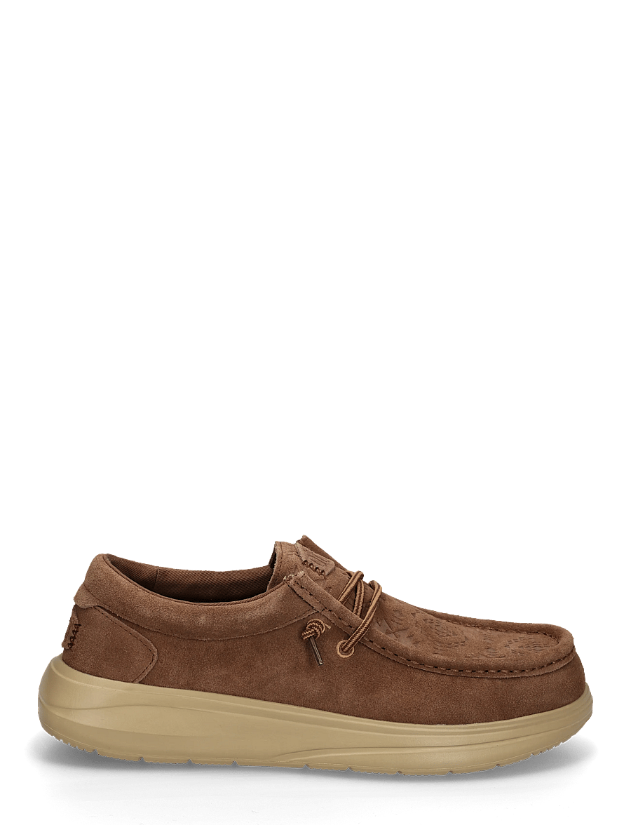 Hey Dude - WALLY COMF TETON SUEDE - collections - shaved chocolate/multi - 2