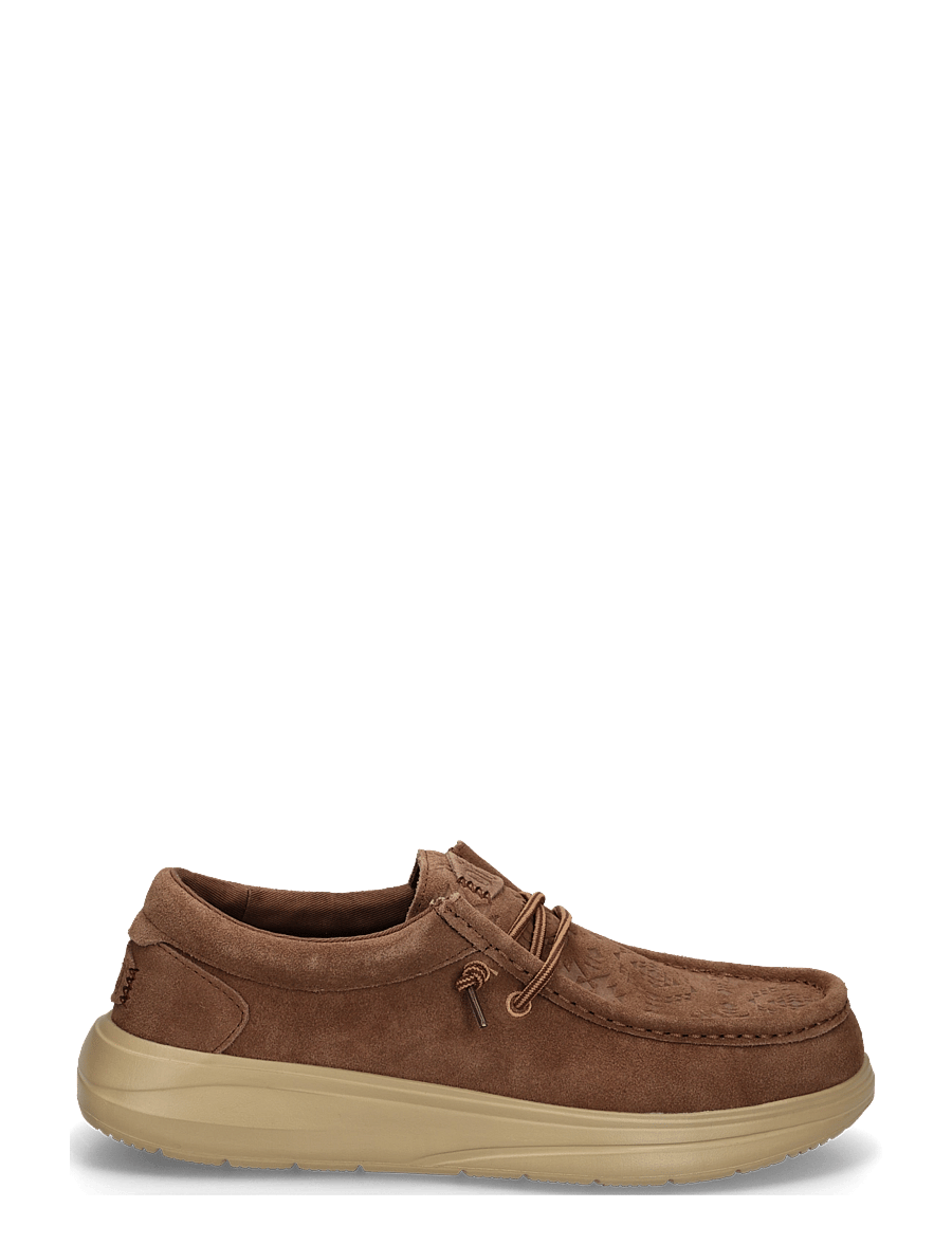 Hey Dude - WALLY COMF TETON SUEDE - loafer - shaved chocolate/multi - 2