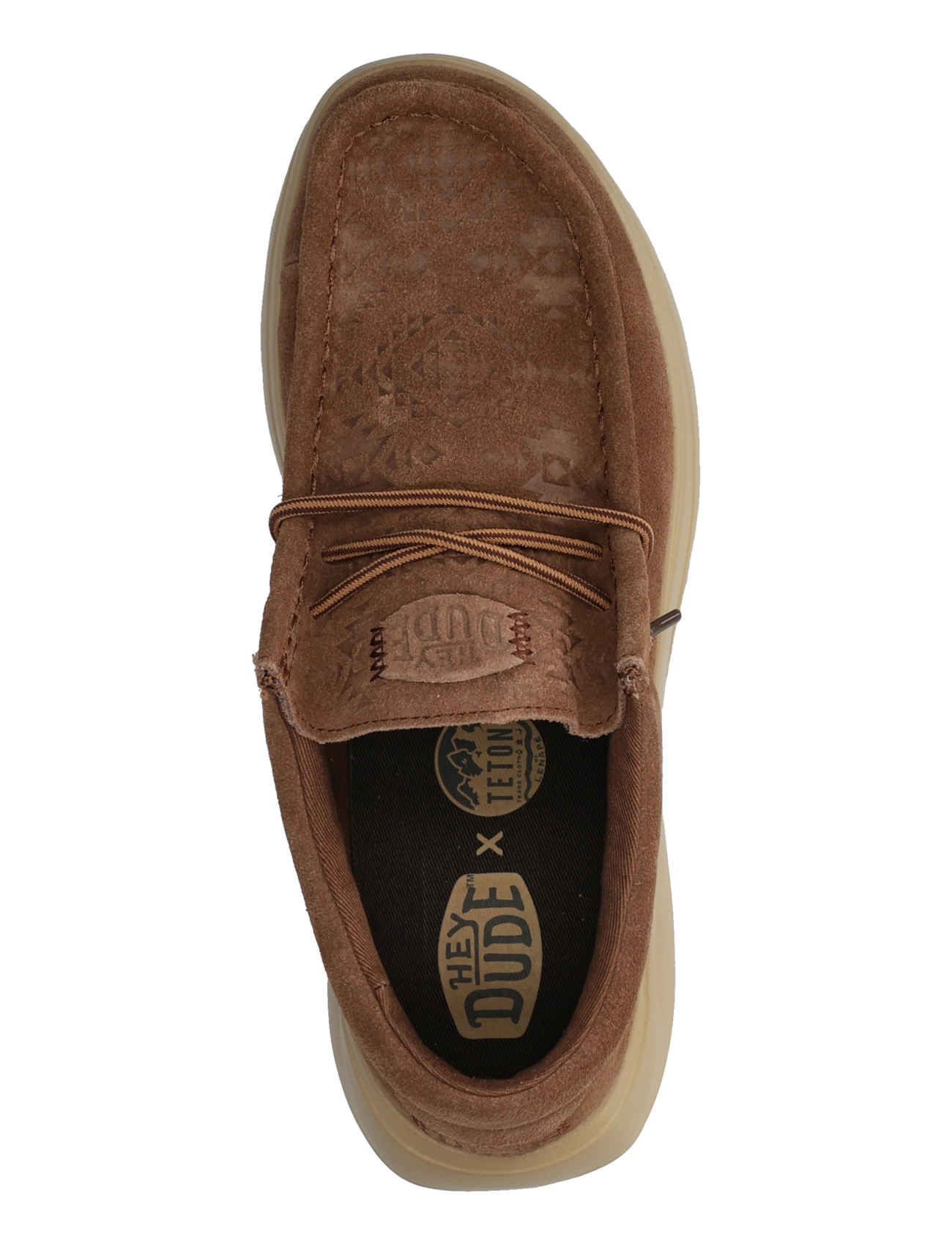 Hey Dude - WALLY COMF TETON SUEDE - loafers - shaved chocolate/multi - 3