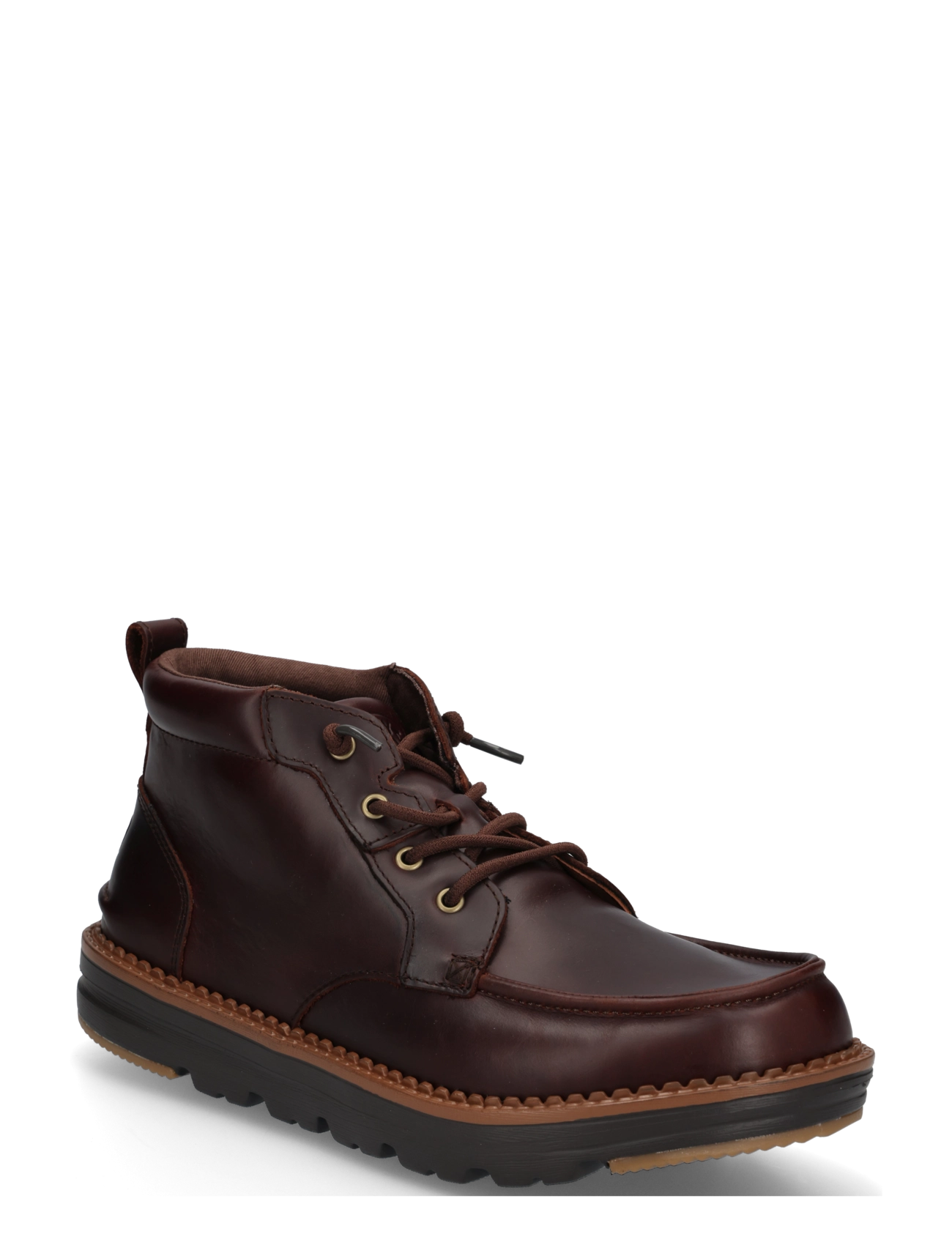 Hey Dude Flint Boot Leather, 46, Brown, Boots > Chukka Boots, Herre