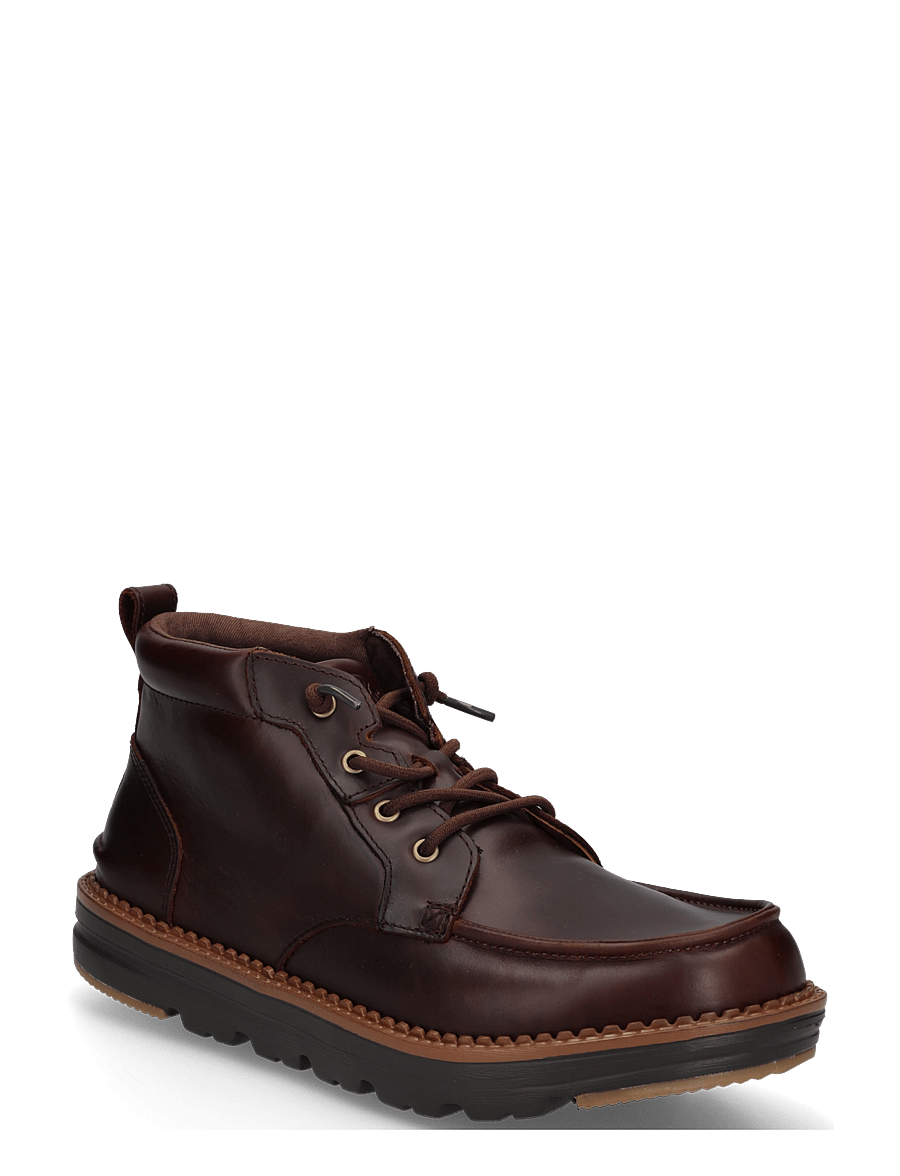 Hey Dude - FLINT BOOT LEATHER - chukka boots - argan oil/chocolate torte - 0