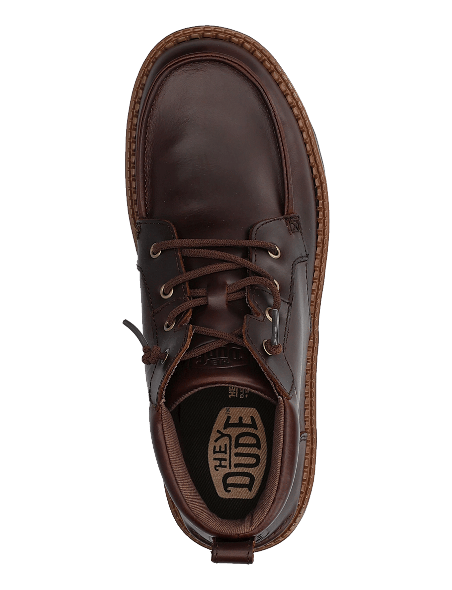 Hey Dude - FLINT BOOT LEATHER - chukka boots - argan oil/chocolate torte - 3