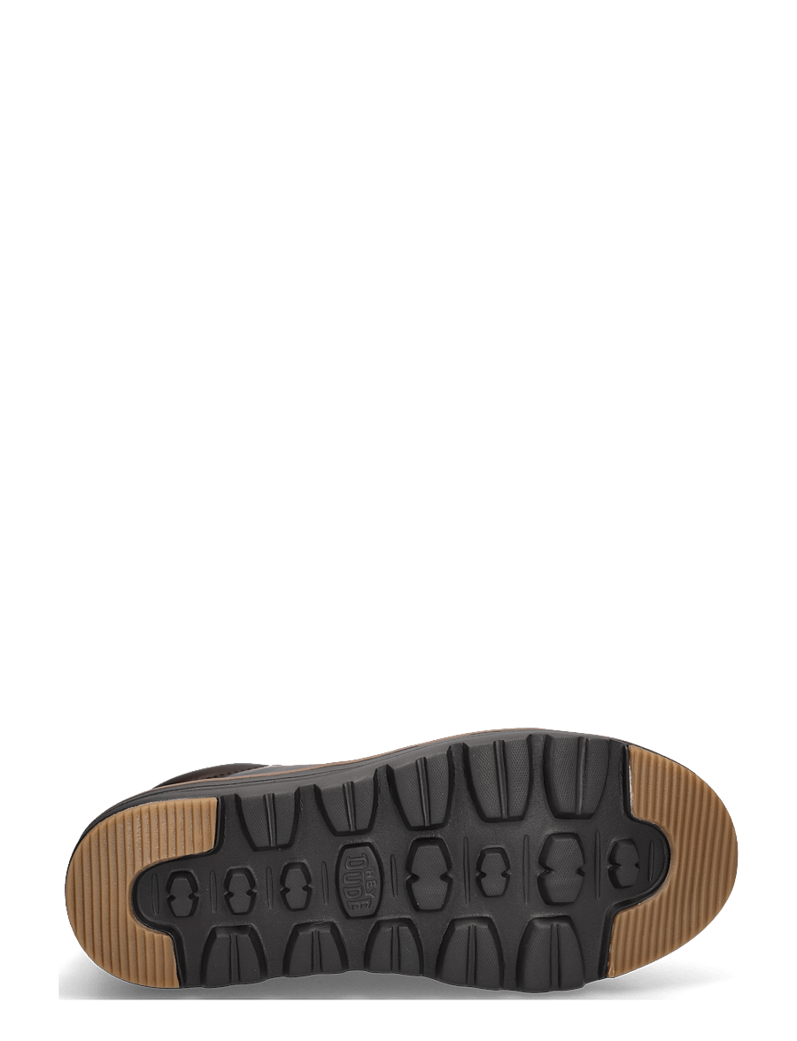 Hey Dude - FLINT BOOT LEATHER - chukka boots - argan oil/chocolate torte - 4