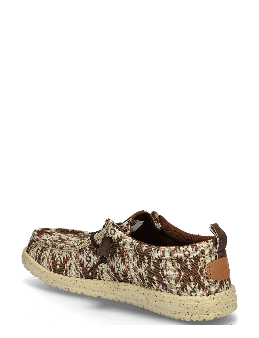 Hey Dude - WALLY FUNK TETON JACQUARD - loafer - wood thrush/multi - 1