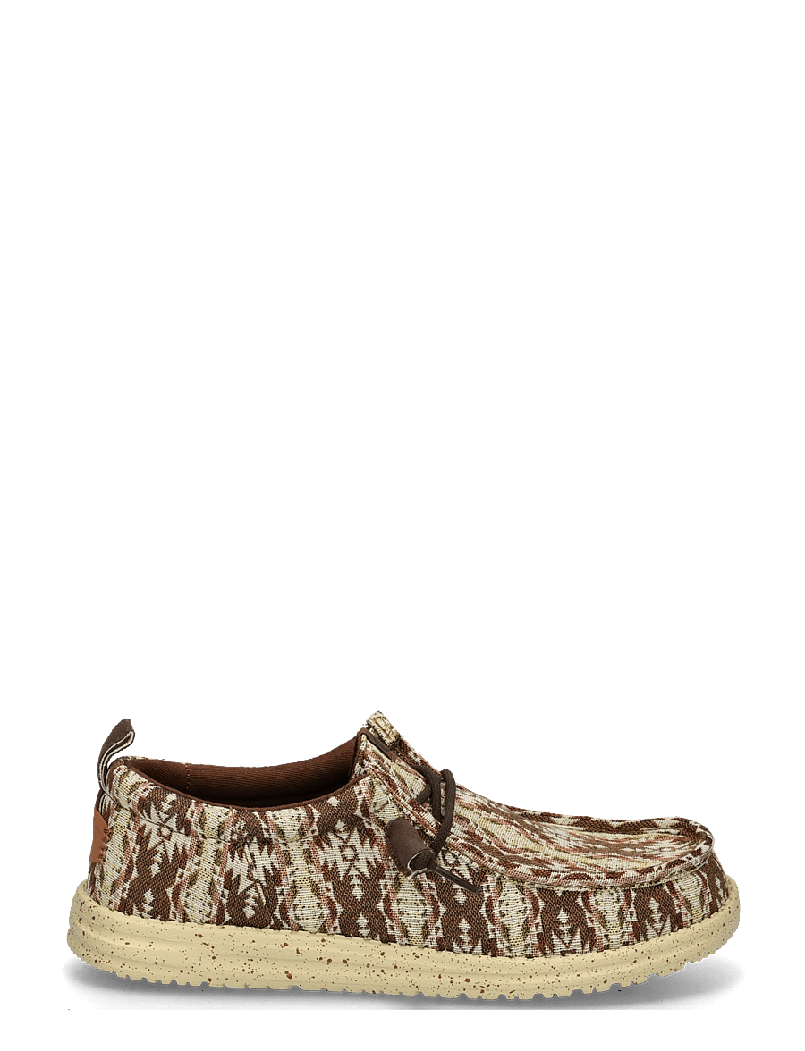 Hey Dude - WALLY FUNK TETON JACQUARD - loafer - wood thrush/multi - 2