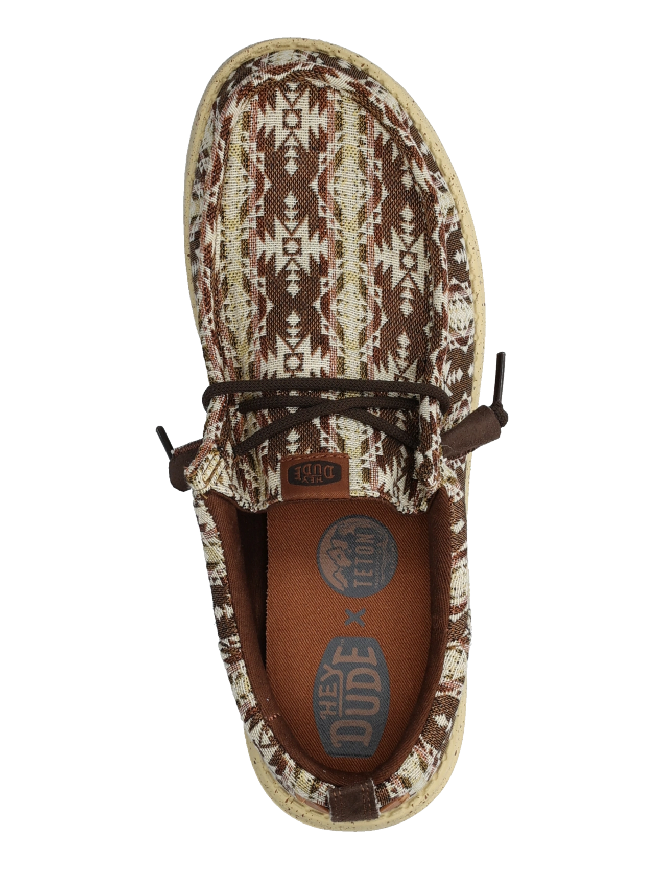 Hey Dude - WALLY FUNK TETON JACQUARD - loafer - wood thrush/multi - 3