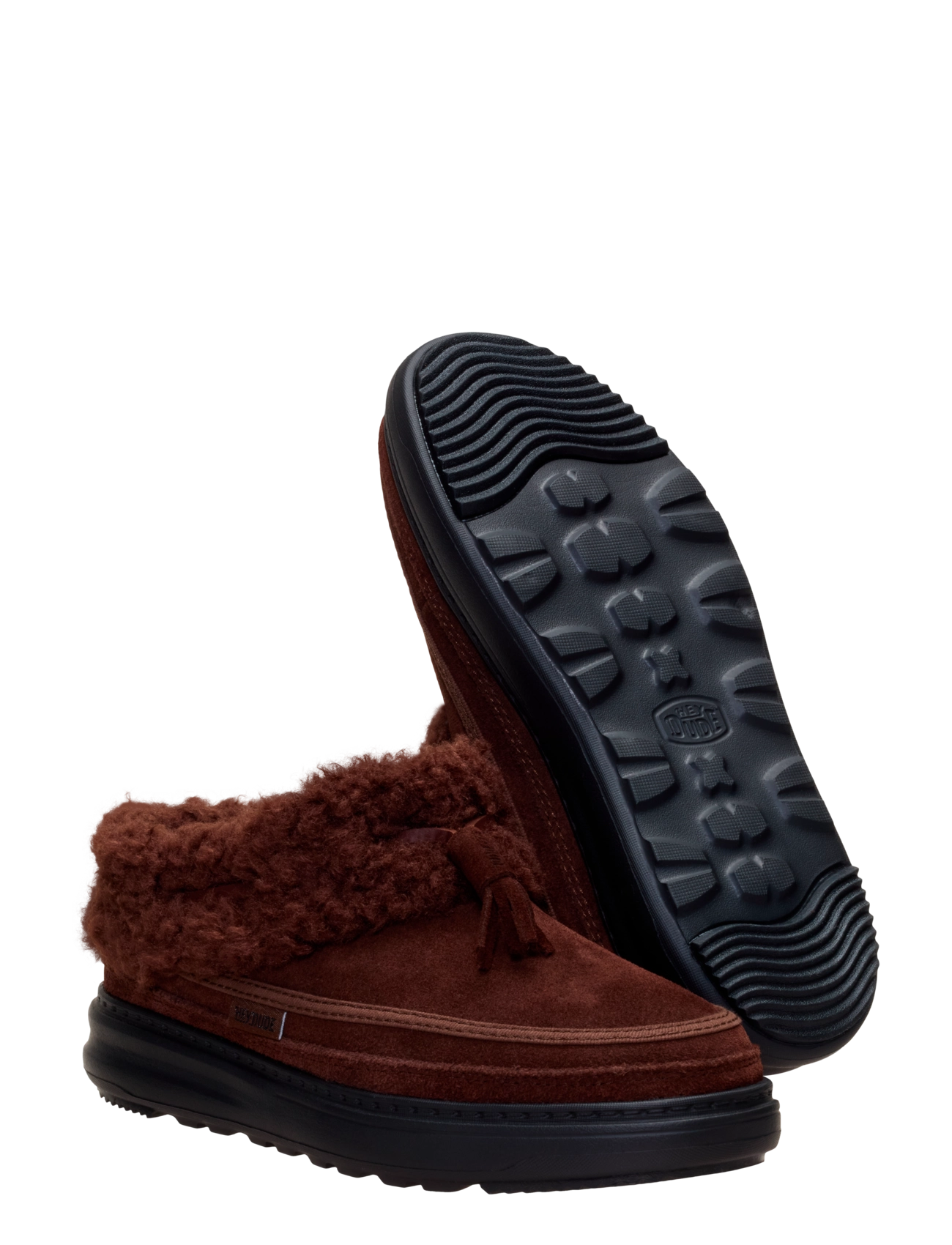 Hey Dude - Remi Toastee Lo Tassel - teddy-stiefel - shaved chocolate - 2