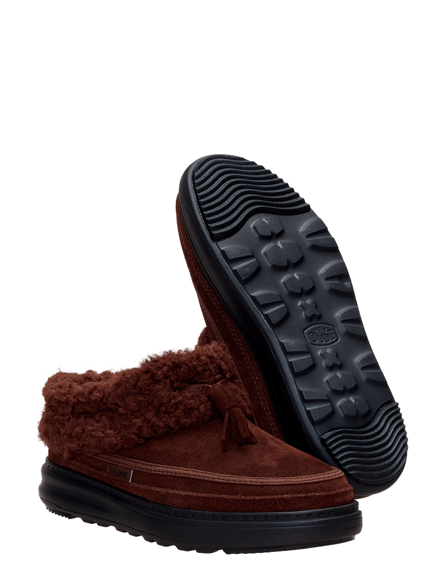 Hey Dude - Remi Toastee Lo Tassel - teddy-stiefel - shaved chocolate - 2