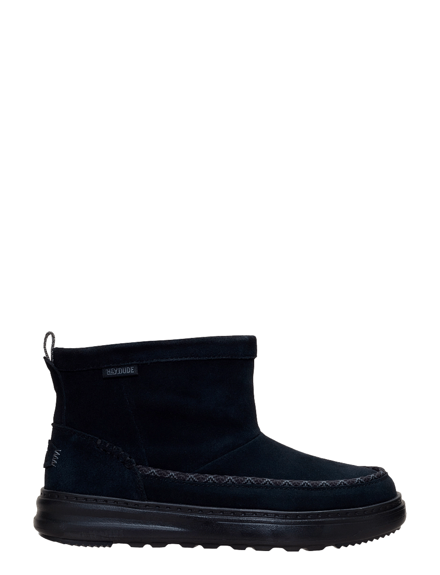 Hey Dude - Remi Toastee Boot Suede - bamsestøvler - black/black - 0