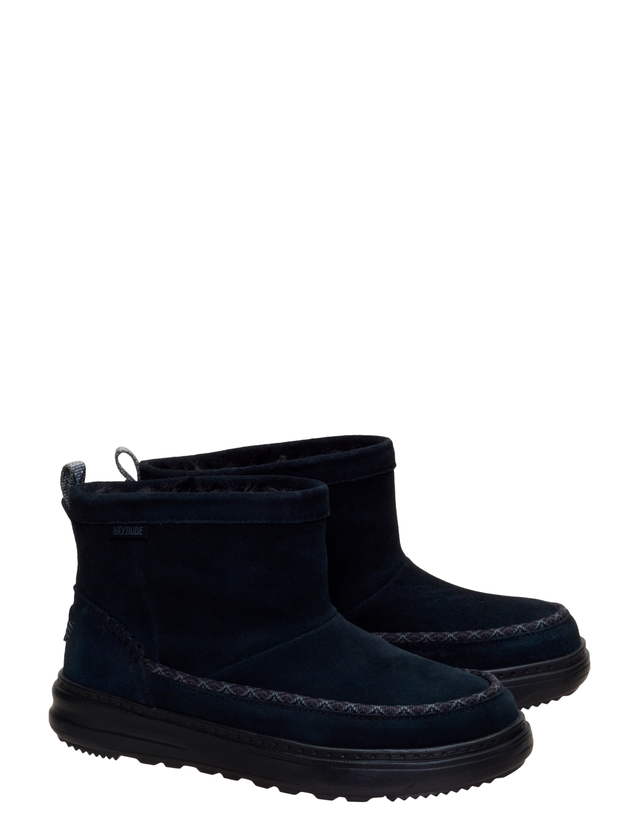 Hey Dude - Remi Toastee Boot Suede - teddy boots - black/black - 1