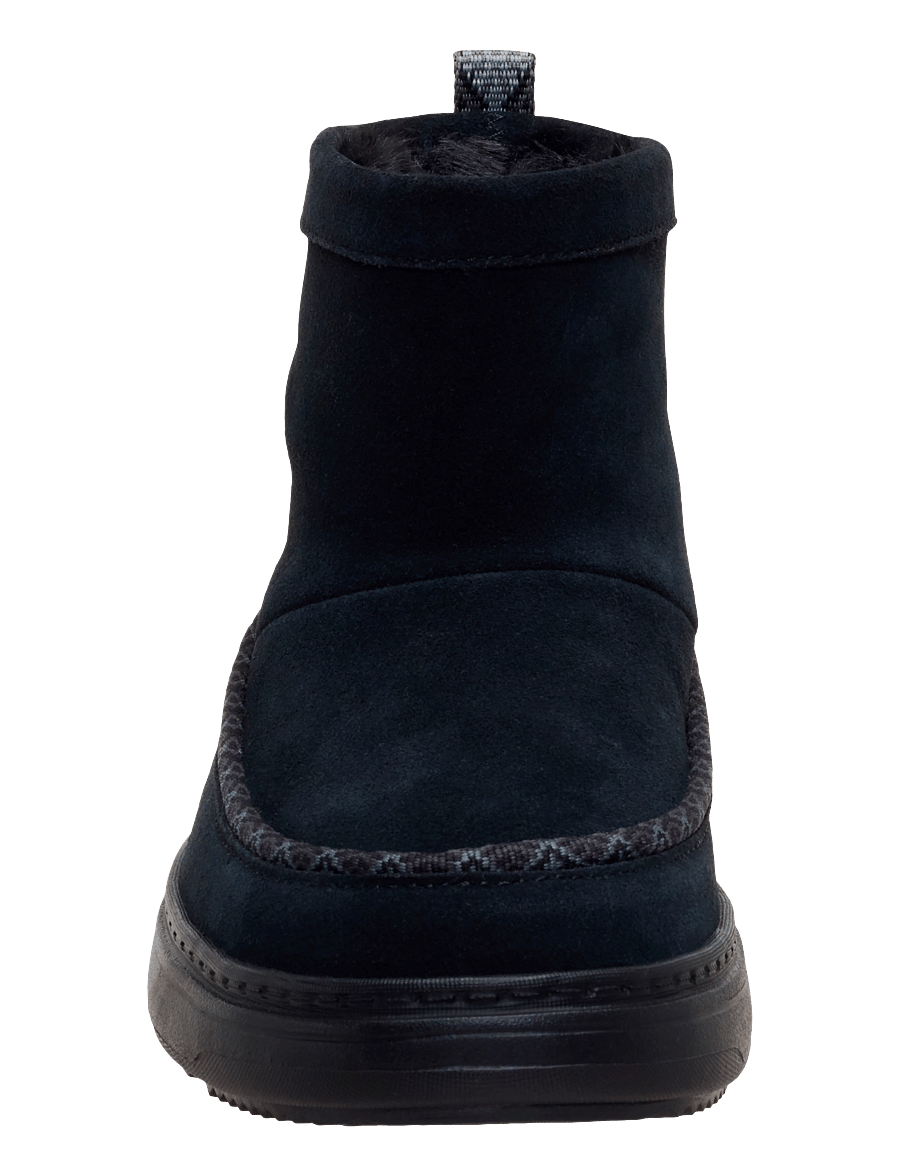Hey Dude - Remi Toastee Boot Suede - bamsestøvler - black/black - 4
