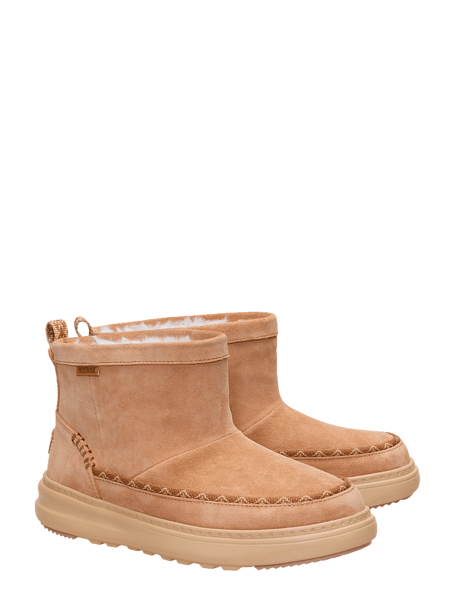 Hey Dude - Remi Toastee Boot Suede - teddy-saapad - tan - 1