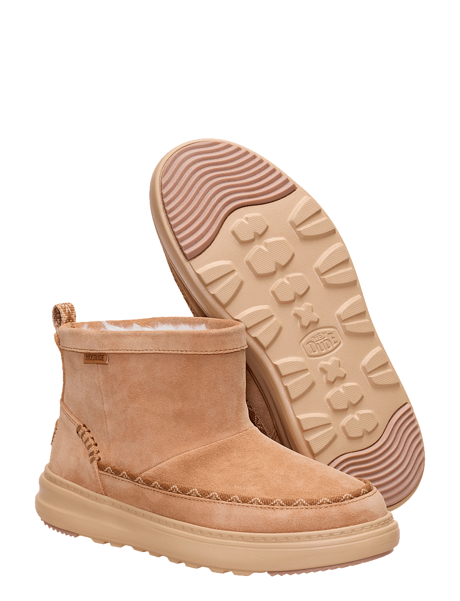Hey Dude - Remi Toastee Boot Suede - teddy-saapad - tan - 2