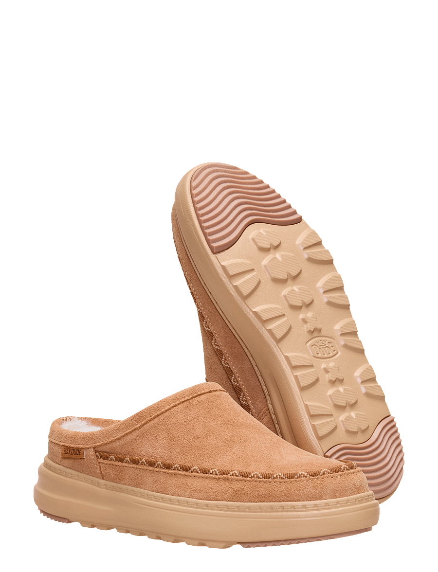 Hey Dude - Remi Toastee Clog Suede - flade mules - tan - 2
