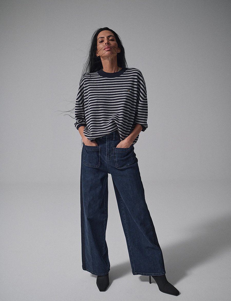 Heyanno - MMHPoetic Stripe Knit - pullover - baritone blue - 0