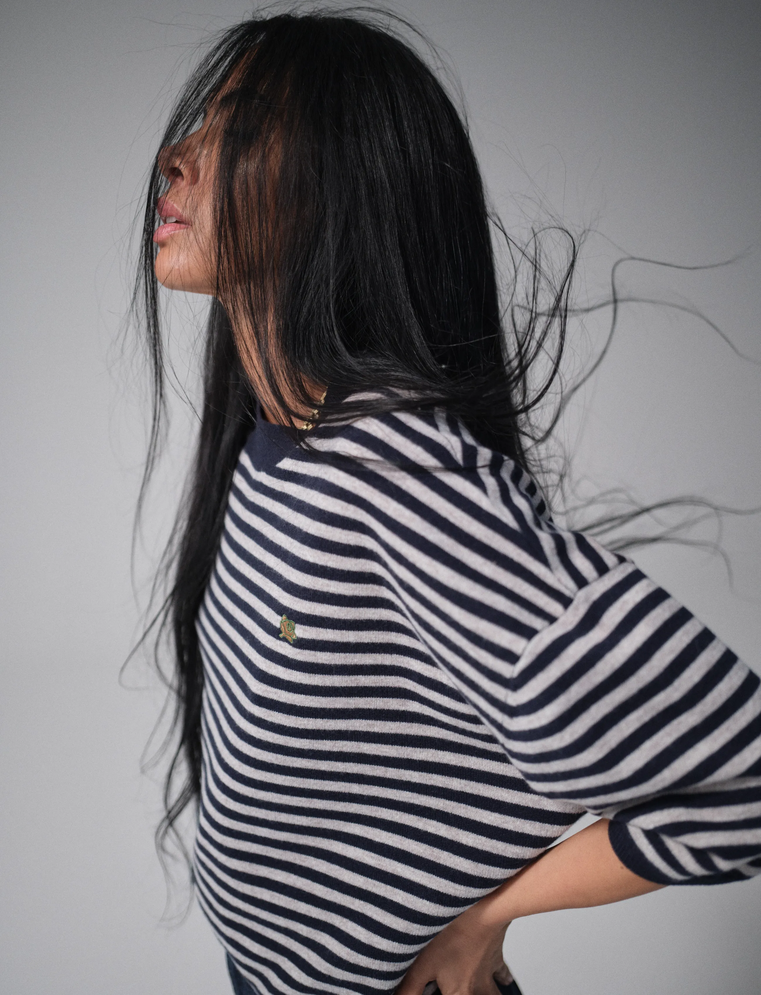 Heyanno - MMHPoetic Stripe Knit - pullover - baritone blue - 3
