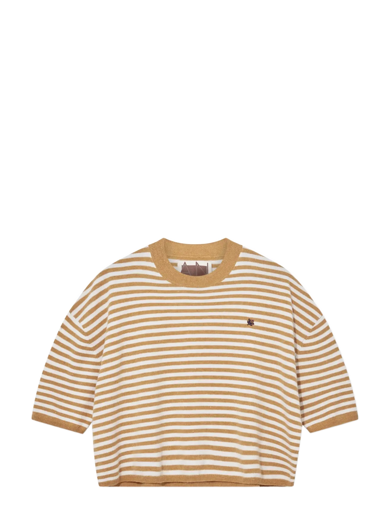 Heyanno MMHPoetic Stripe Knit - Clothing - BURNT BRICK / beige